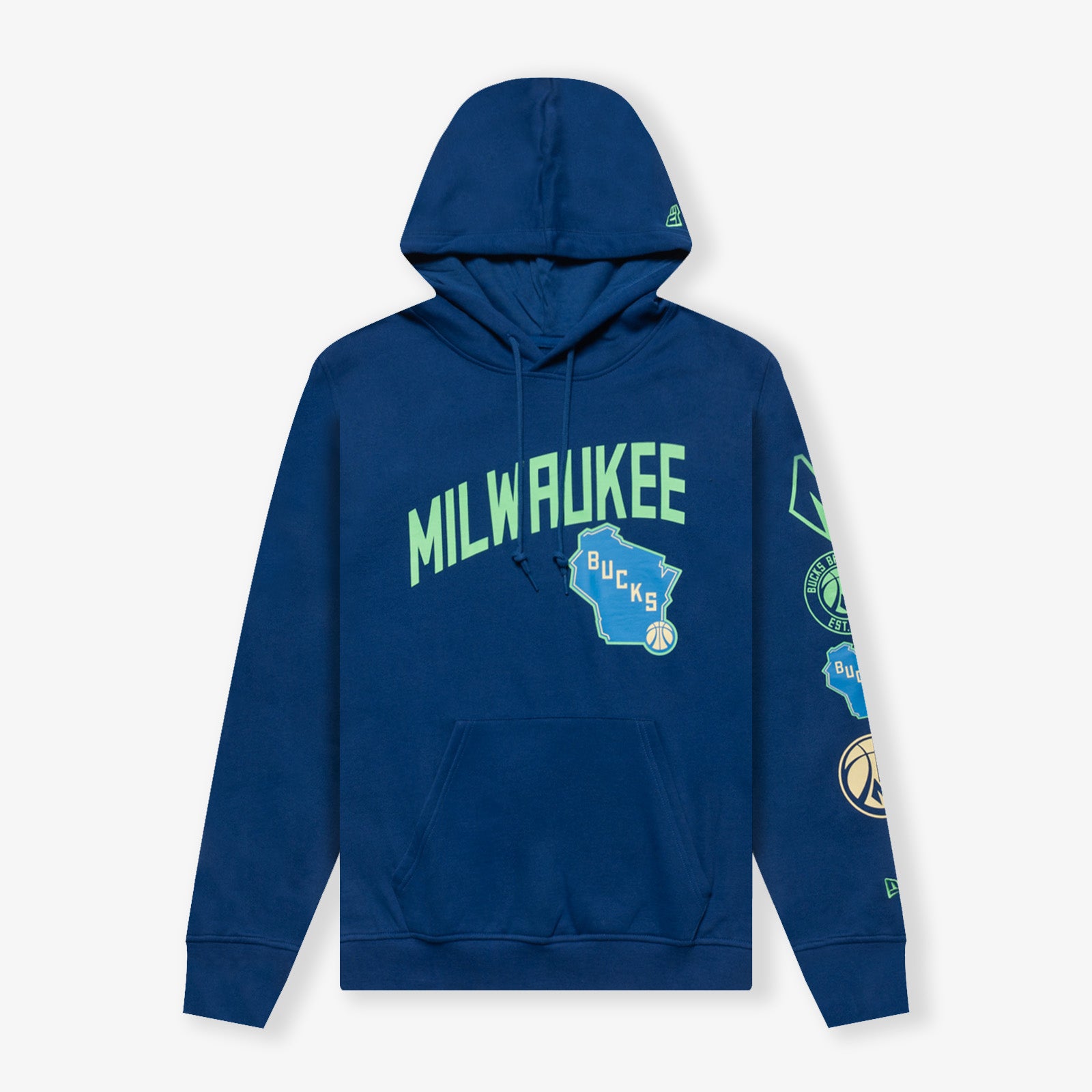Milwaukee Bucks 2024 City Edition Pullover Hoodie â Throwback