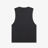 Chicago Bulls 6 Rings Boxy Muscle Tank - Black