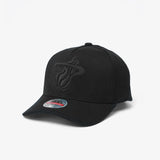 Miami Heat All Black Logo Classic Redline Snapback