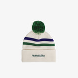 Milwaukee Bucks Team Logo Pom Beanie - Unbleached