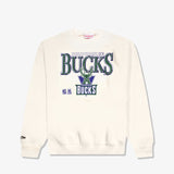 Milwaukee Bucks Underscore Crew Sweatshirt - Unbleached