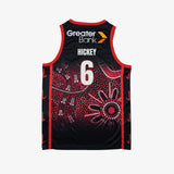 Will Hickey Illawarra Hawks 2025 NBL Indigenous Jersey - Black