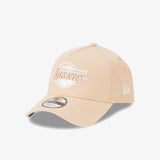 Los Angeles Lakers 9Forty A-Frame Snapback - Oatmilk