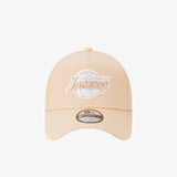 Los Angeles Lakers 9Forty A-Frame Snapback - Oatmilk