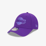 Los Angeles Lakers 9Forty Mono Logo Snapback - Purple