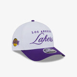 Los Angeles Lakers Draft 9Forty A-Frame Cap - White