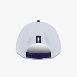 Los Angeles Lakers Draft 9Forty A-Frame Cap - White