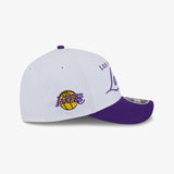 Los Angeles Lakers Draft 9Forty A-Frame Cap - White