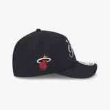 Miami Heat Draft 9Forty A-Frame Cap - Black