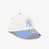 New York Winecork 9Forty Adjustable A-Frame Snapback - Chalk/Blue