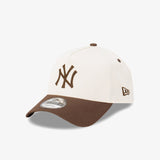 New York Winecork 9Forty Adjustable A-Frame Snapback - Chalk/Brown