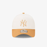New York Winecork 9Forty Adjustable A-Frame Snapback - Chalk/Sand
