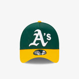Oakland 9Forty A-Frame Oversize Logo Adjustable Snapback - Green