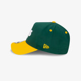 Oakland 9Forty A-Frame Oversize Logo Adjustable Snapback - Green