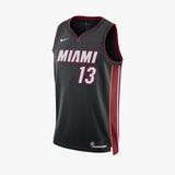 Bam Adebayo Miami Heat Icon Edition Swingman Jersey - Black