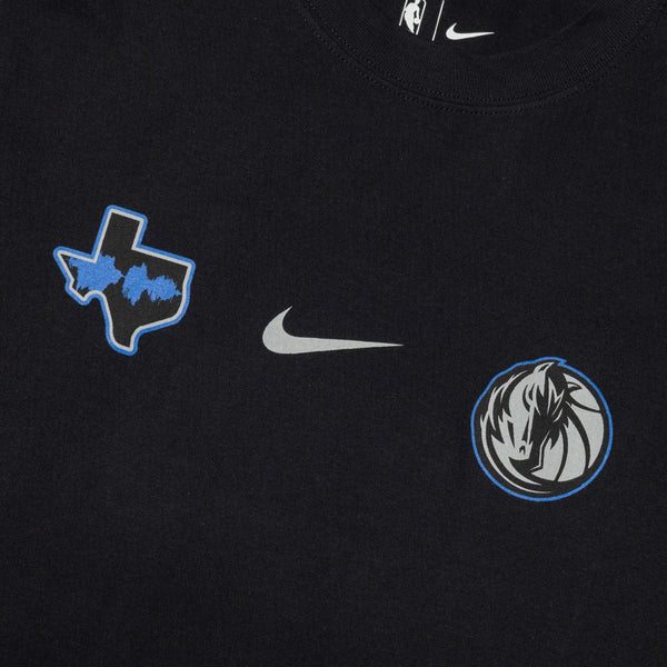 Dallas Mavericks 2024 City Edition Max90 TShirt Black Throwback