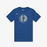 Dallas Mavericks Team Logo Youth T-Shirt - Blue