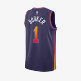Devin Booker Phoenix Suns 2024 City Edition Swingman Jersey - Purple