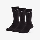 Nike Everyday Cushion Crew Socks (3 Pairs) - Black