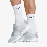 Everyday Cushioned Training Crew Socks (6 Pairs) - White/Black