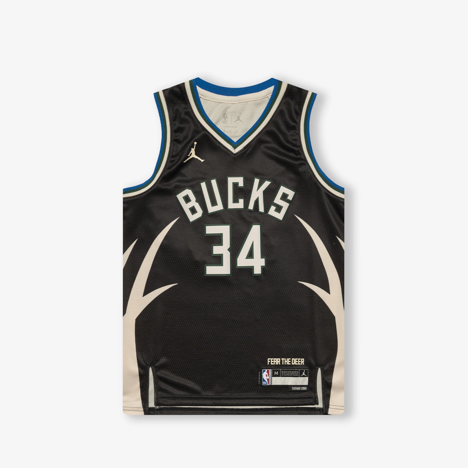 Giannis Antetokounmpo Milwaukee Bucks Statement Edition Youth Swingman â Throwback