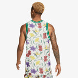 Giannis Floral Printed Dri-Fit DNA Tank - Pale Ivory