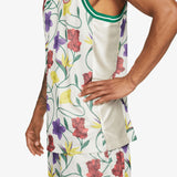 Giannis Floral Printed Dri-Fit DNA Tank - Pale Ivory