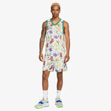 Giannis Floral Printed Dri-Fit DNA Tank - Pale Ivory