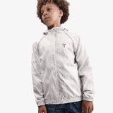 Kobe Lightweight Woven Youth Jacket - White/Reflective Silver