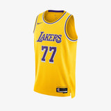 Luka Doncic Los Angeles Lakers Icon Edition Swingman Jersey - Yellow