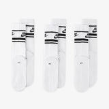 Sportswear Dri-FIT Everyday Essential Crew Socks (3 Pairs) - White/Black