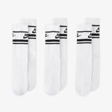 Sportswear Dri-FIT Everyday Essential Crew Socks (3 Pairs) - White/Black