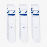 Sportswear Dri-FIT Everyday Essential Crew Socks (3 Pairs) - White/Game Royal