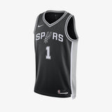 Victor Wembanyama San Antonio Spurs Icon Edition Swingman Jersey - Black