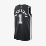 Victor Wembanyama San Antonio Spurs Icon Edition Swingman Jersey - Black