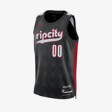 Scoot Henderson Portland Trailblazers 2024/25 City Edition Swingman Jersey - Black
