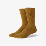 NBA Logoman Wash Crew Socks - Gold
