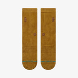 NBA Logoman Wash Crew Socks - Gold