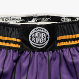 Sydney Kings NBL Home Authentic Youth Shorts - Purple