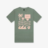 Mini Hoops Summer Club Youth T-Shirt - Fresh Sage