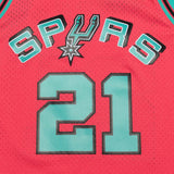 Tim Duncan San Antonio Spurs 98-99 HWC Swingman Jersey - Pink