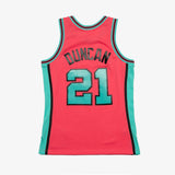 Tim Duncan San Antonio Spurs 98-99 HWC Swingman Jersey - Pink