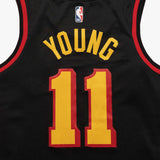Trae Young Atlanta Hawks Statement Edition Swingman Jersey - Black