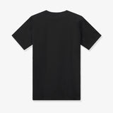 Wade Mirrored Logo Seersucker T-Shirt - Black