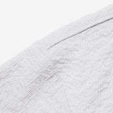 Wade Mirrored Logo Seersucker T-Shirt - Grey