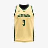Josh Giddey Australian Boomers 2023 FIBA Basketball World Cup Jersey - Gold