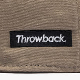 Throwback Icon Strapback Cap - Washed Coffee