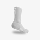 Elite Performance Crew Socks - Grey/White