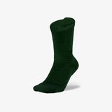 Elite Performance Crew Socks - Green/White