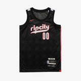 Scoot Henderson Portland Trailblazers 2024/25 City Edition Swingman Jersey - Black